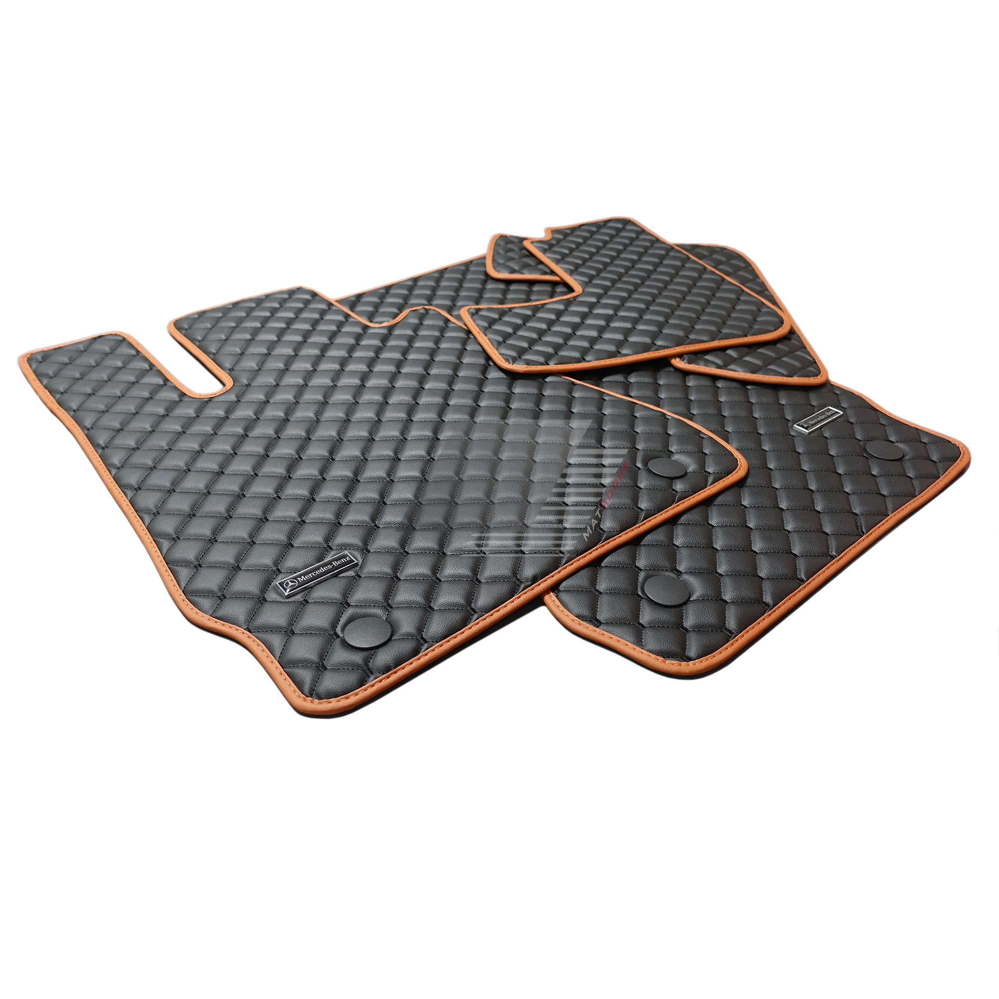 Mercedes X Class Leather Mats 2017 Onwards #Chrome